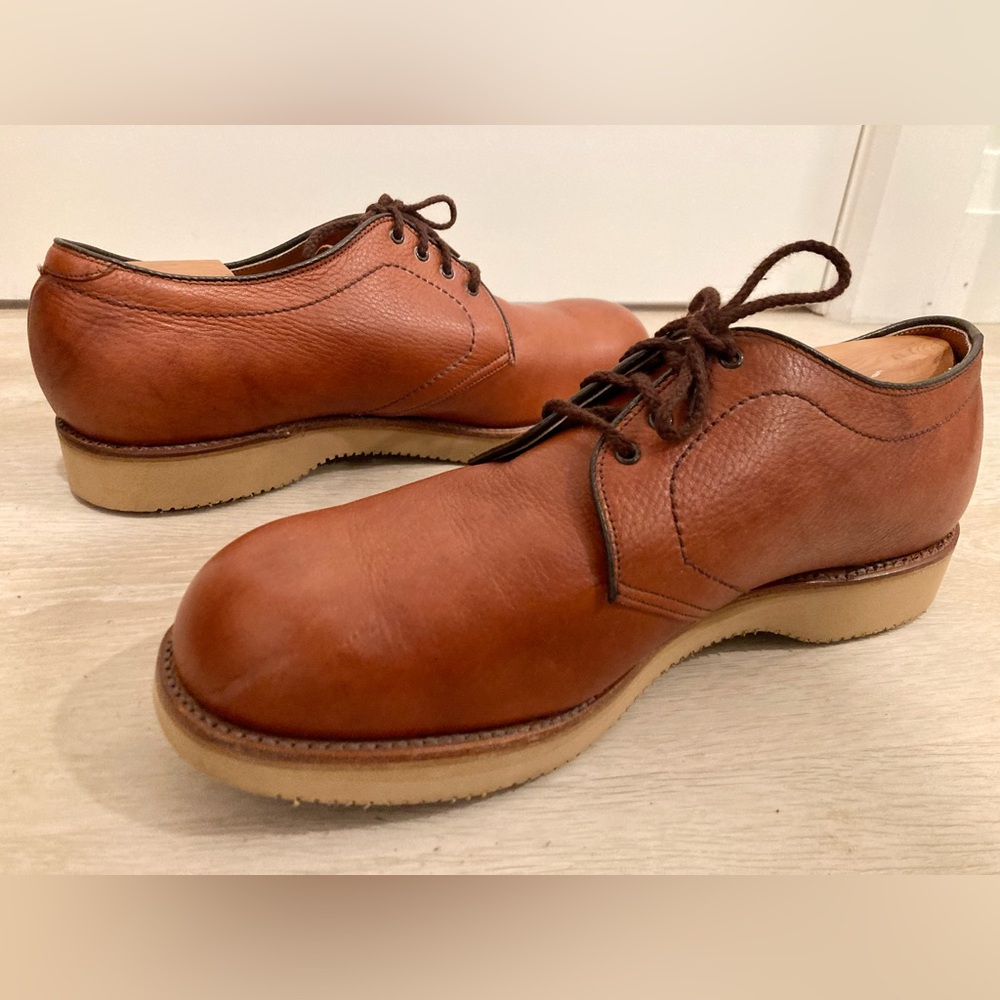 Alden Brown Leather Oxfords with Vintage Patina